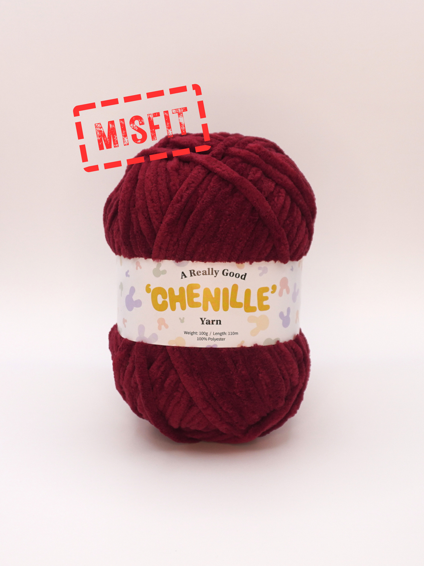(MISFITS RANGE) A Really Good Chenille Yarn - 100g/110m