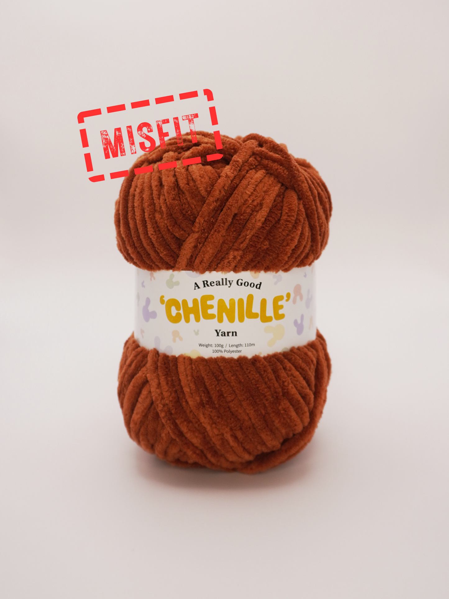 (MISFITS RANGE) A Really Good Chenille Yarn - 100g/110m