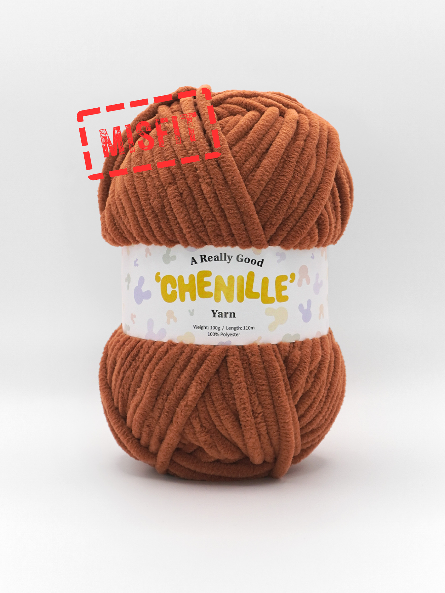 (MISFITS RANGE) A Really Good Chenille Yarn - 100g/110m