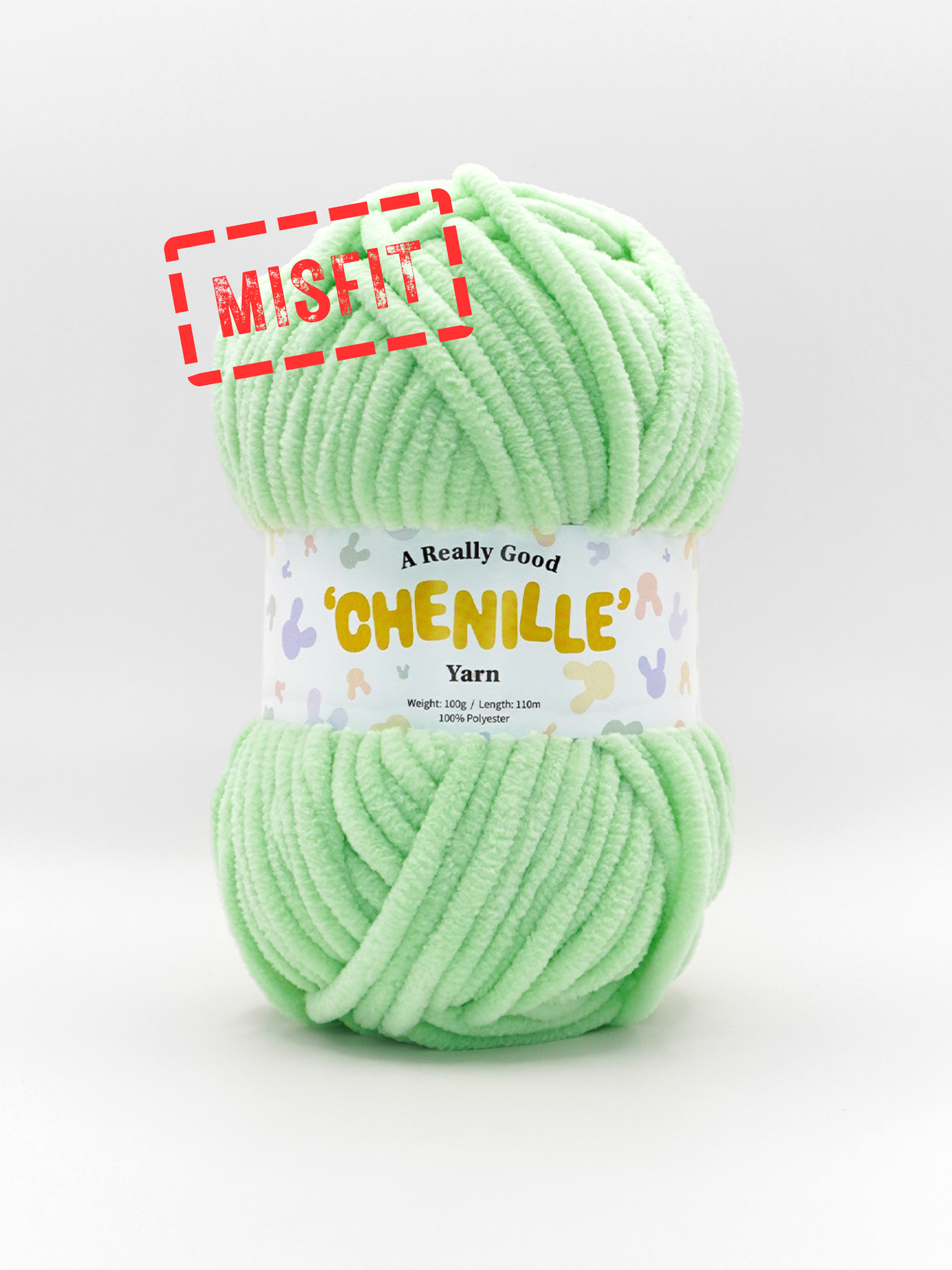 (MISFITS RANGE) A Really Good Chenille Yarn - 100g/110m