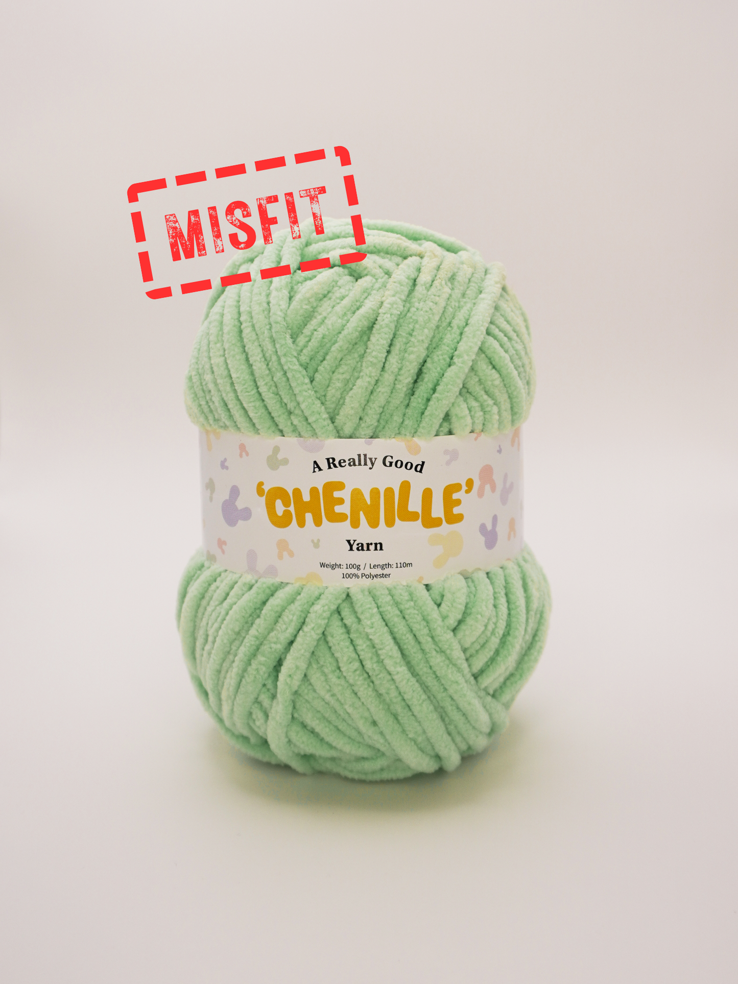 (MISFITS RANGE) A Really Good Chenille Yarn - 100g/110m