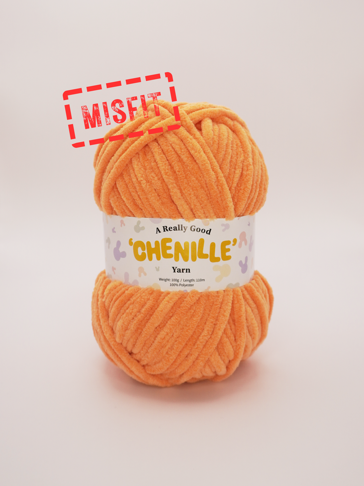 (MISFITS RANGE) A Really Good Chenille Yarn - 100g/110m