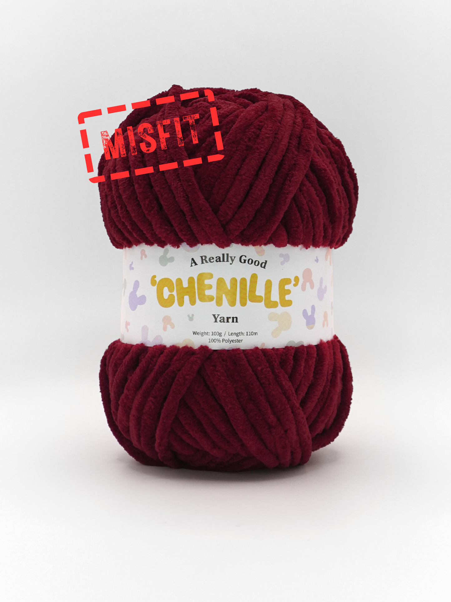 (MISFITS RANGE) A Really Good Chenille Yarn - 100g/110m