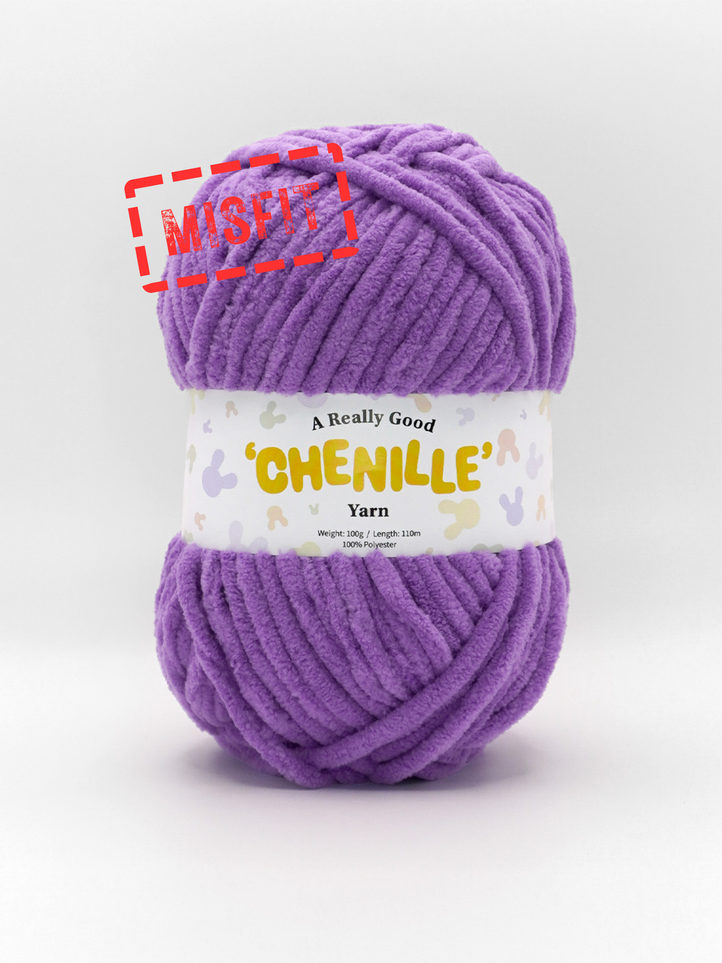 (MISFITS RANGE) A Really Good Chenille Yarn - 100g/110m
