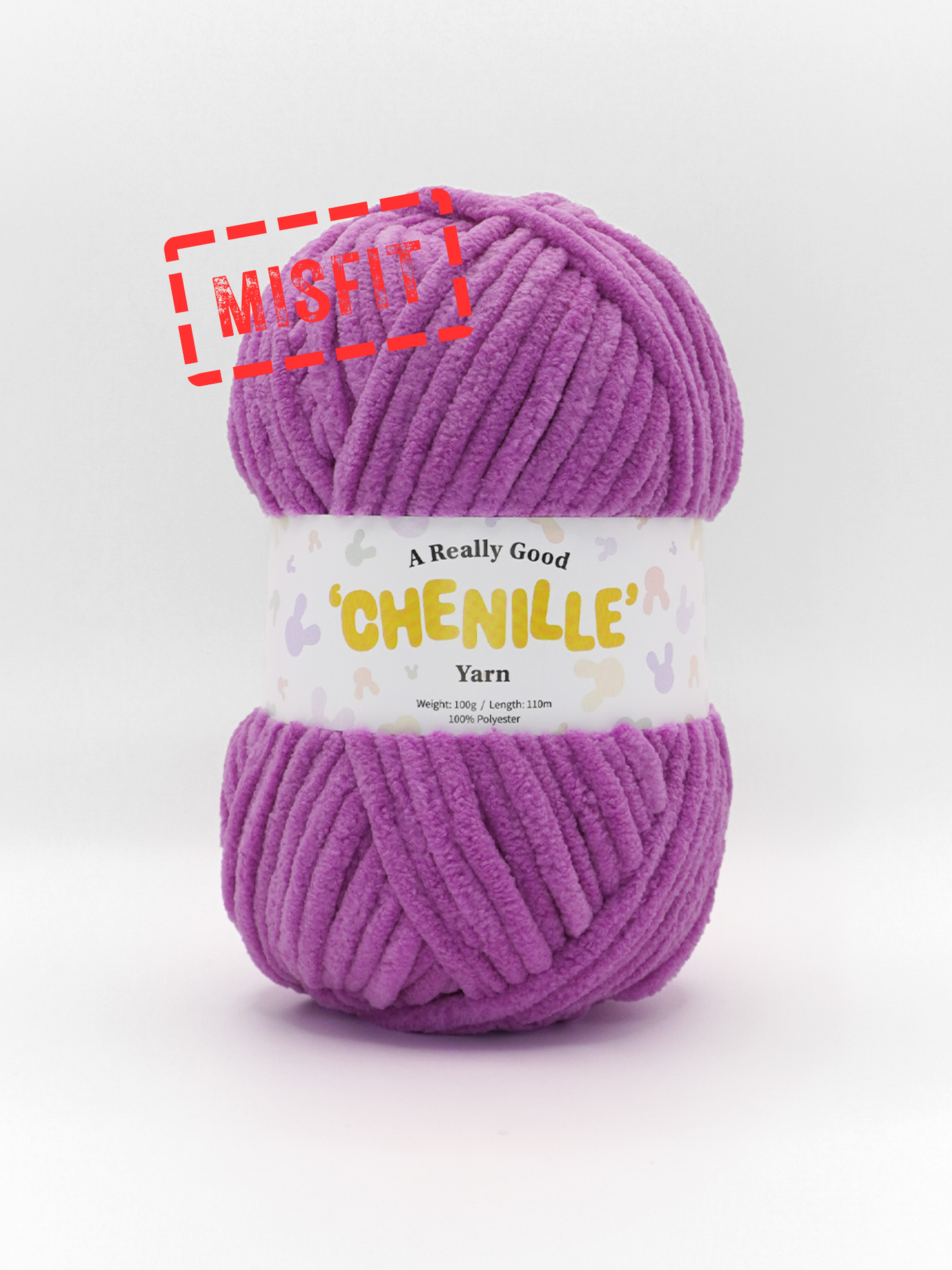 (MISFITS RANGE) A Really Good Chenille Yarn - 100g/110m