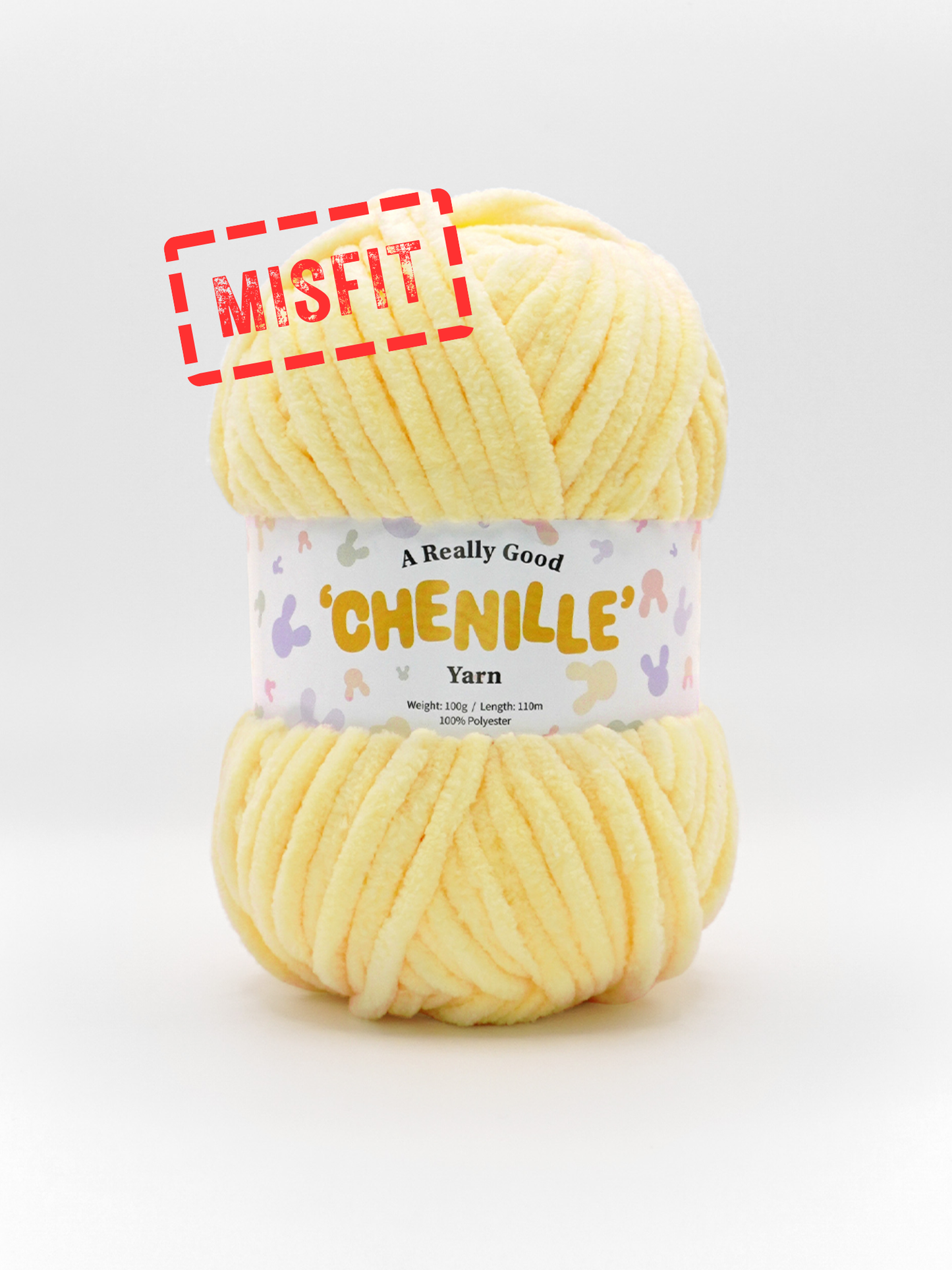 (MISFITS RANGE) A Really Good Chenille Yarn - 100g/110m