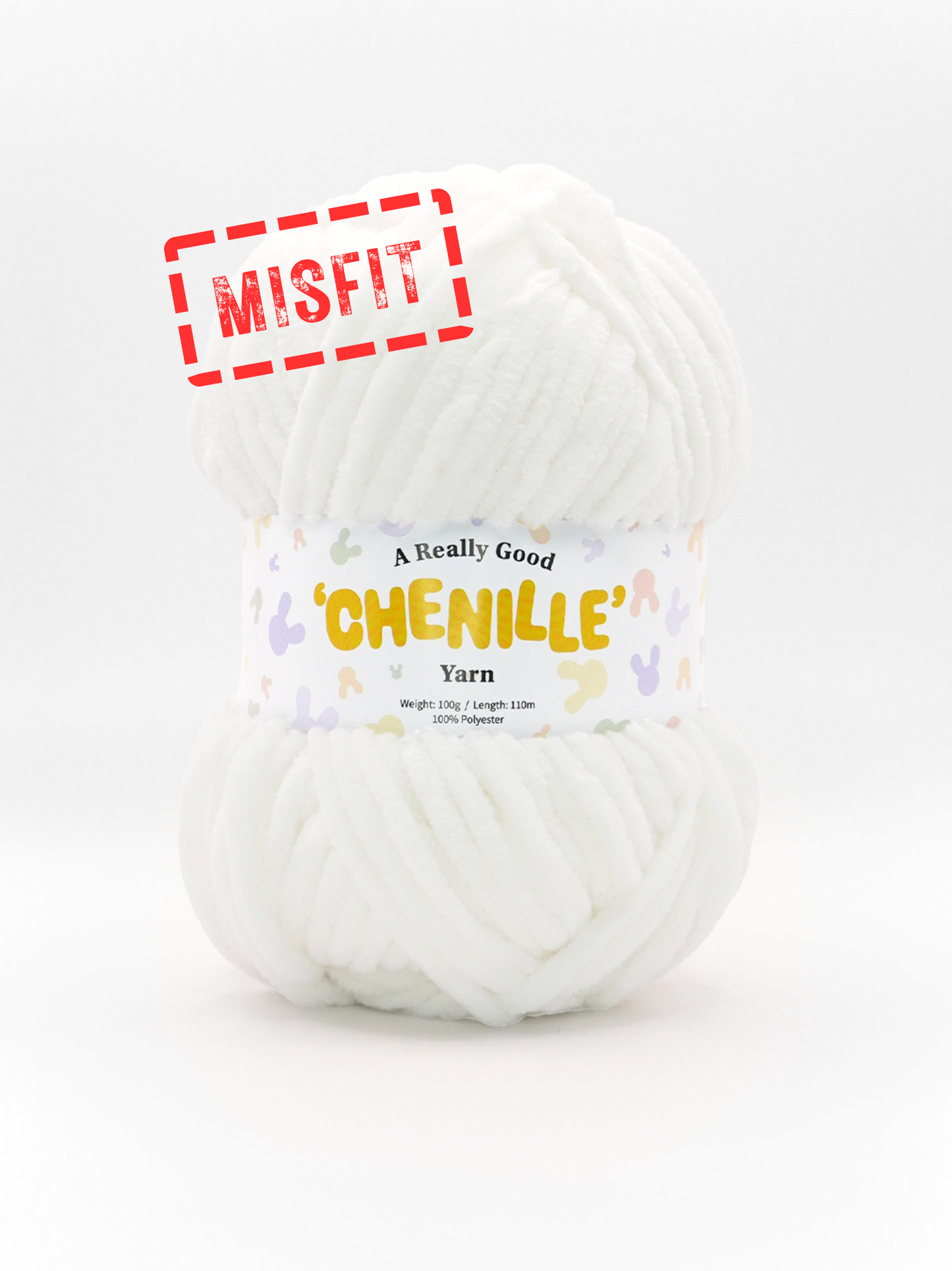 (MISFITS RANGE) A Really Good Chenille Yarn - 100g/110m