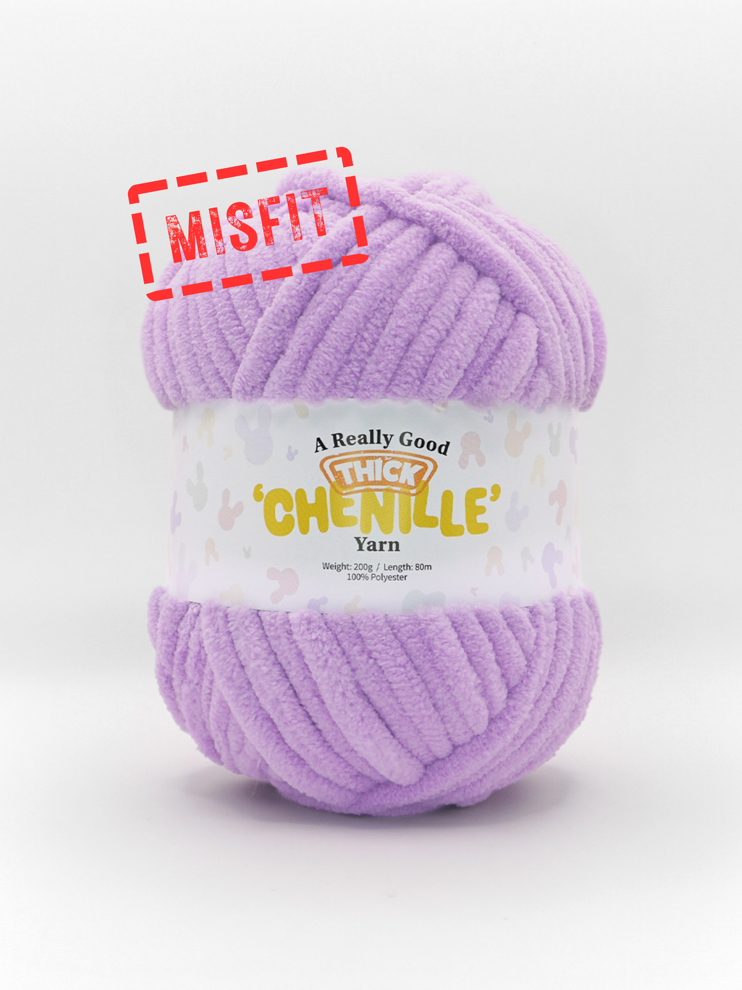 (MISFITS RANGE) A Really Good THICK Chenille Yarn - 200g/80m