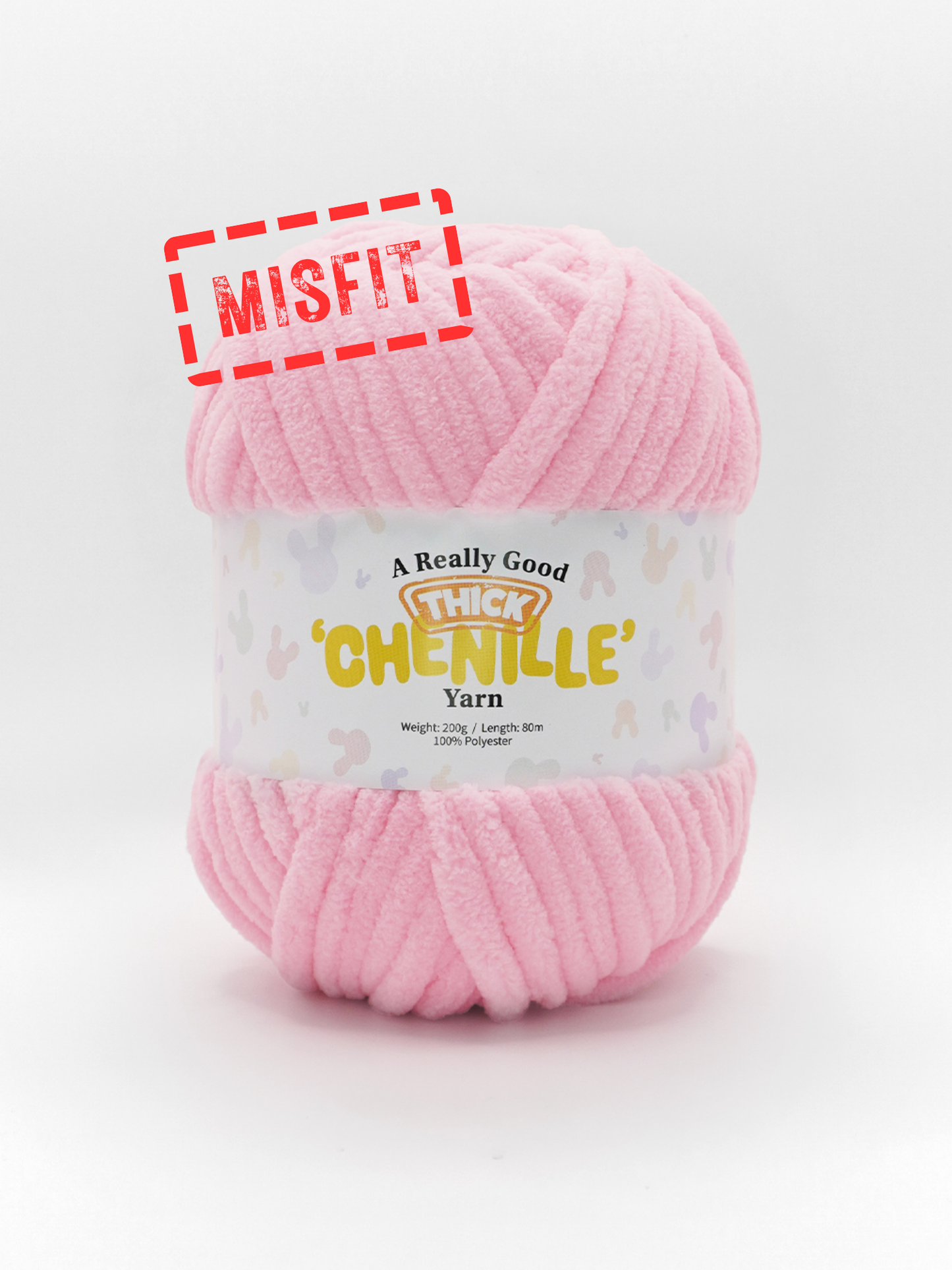 (MISFITS RANGE) A Really Good THICK Chenille Yarn - 200g/80m