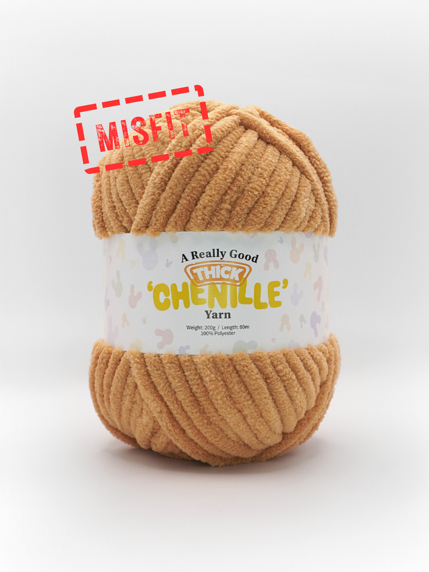 (MISFITS RANGE) A Really Good THICK Chenille Yarn - 200g/80m