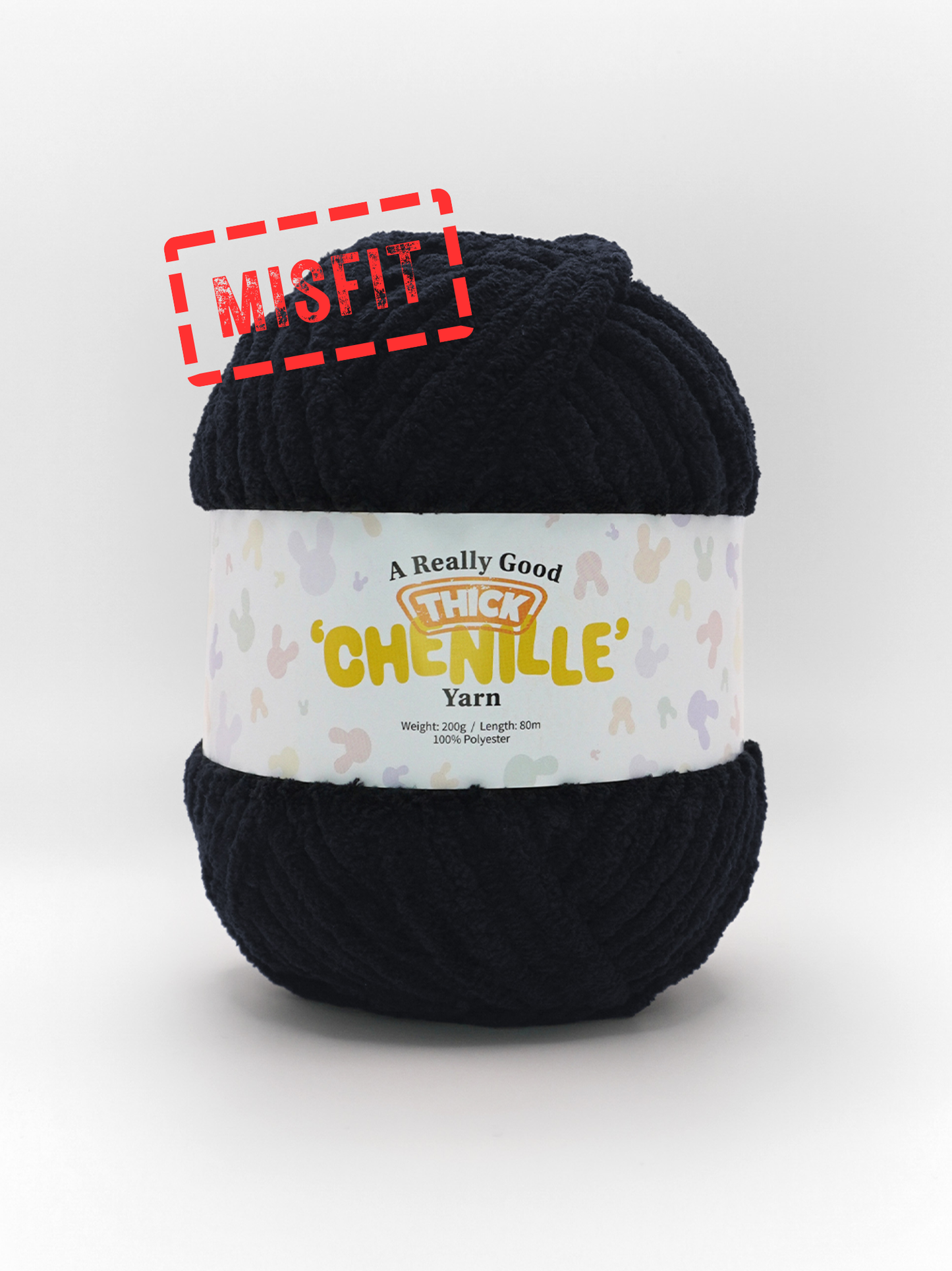 (MISFITS RANGE) A Really Good THICK Chenille Yarn - 200g/80m