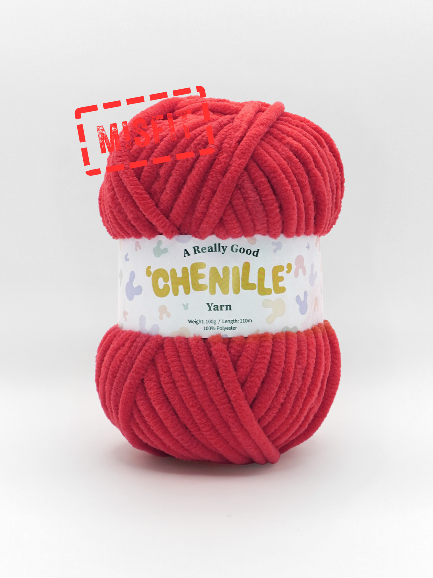 (MISFITS RANGE) A Really Good Chenille Yarn - 100g/110m