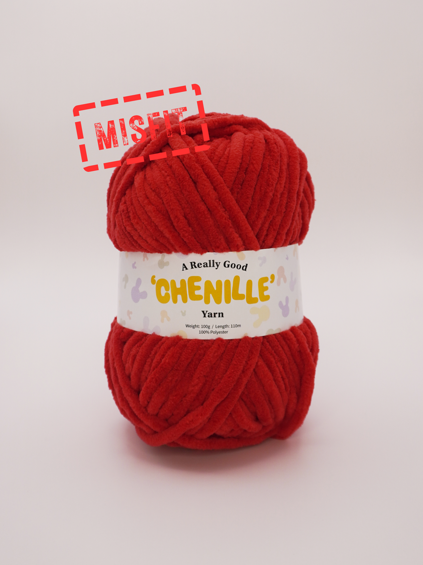 (MISFITS RANGE) A Really Good Chenille Yarn - 100g/110m