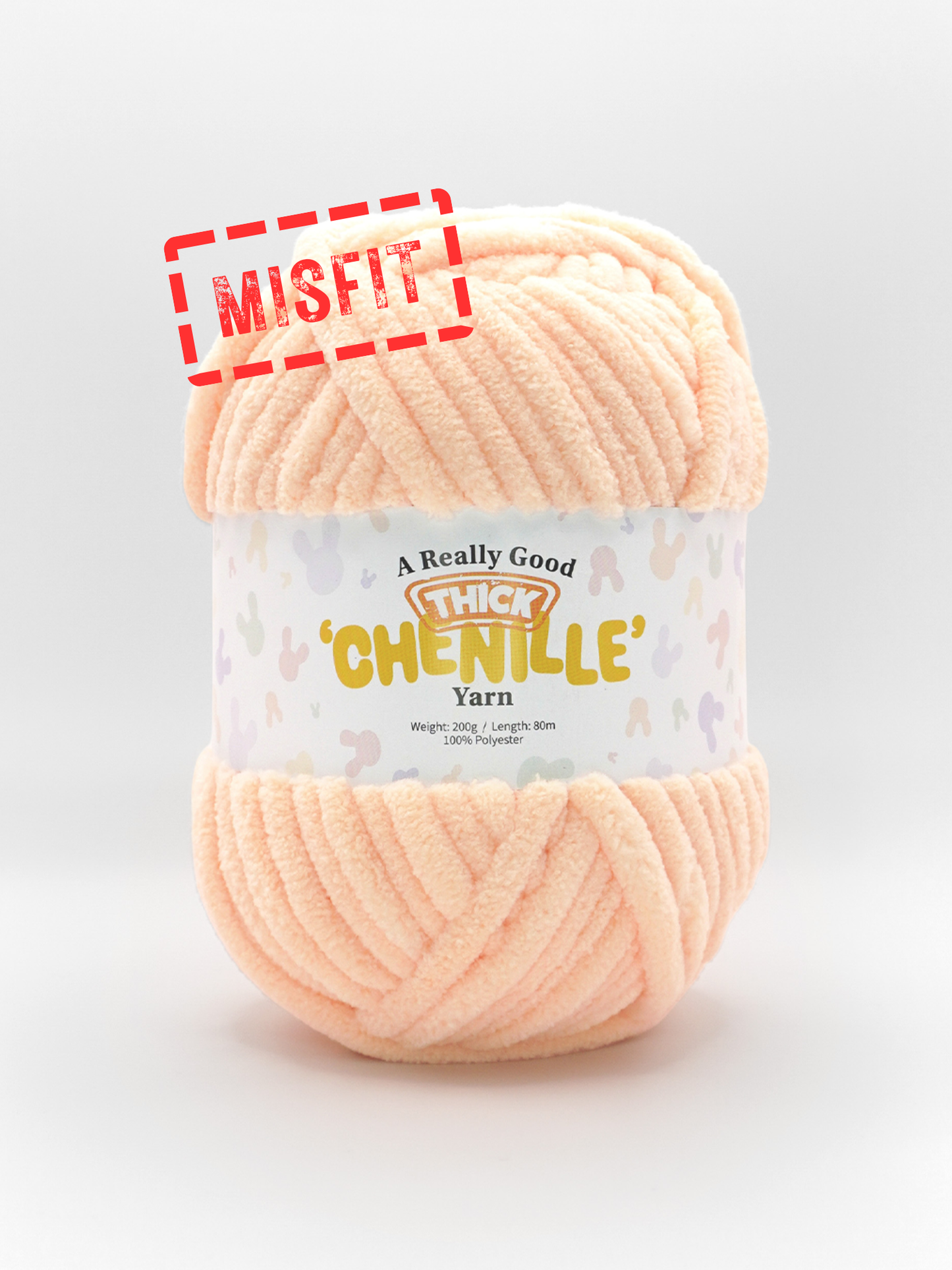 (MISFITS RANGE) A Really Good THICK Chenille Yarn - 200g/80m