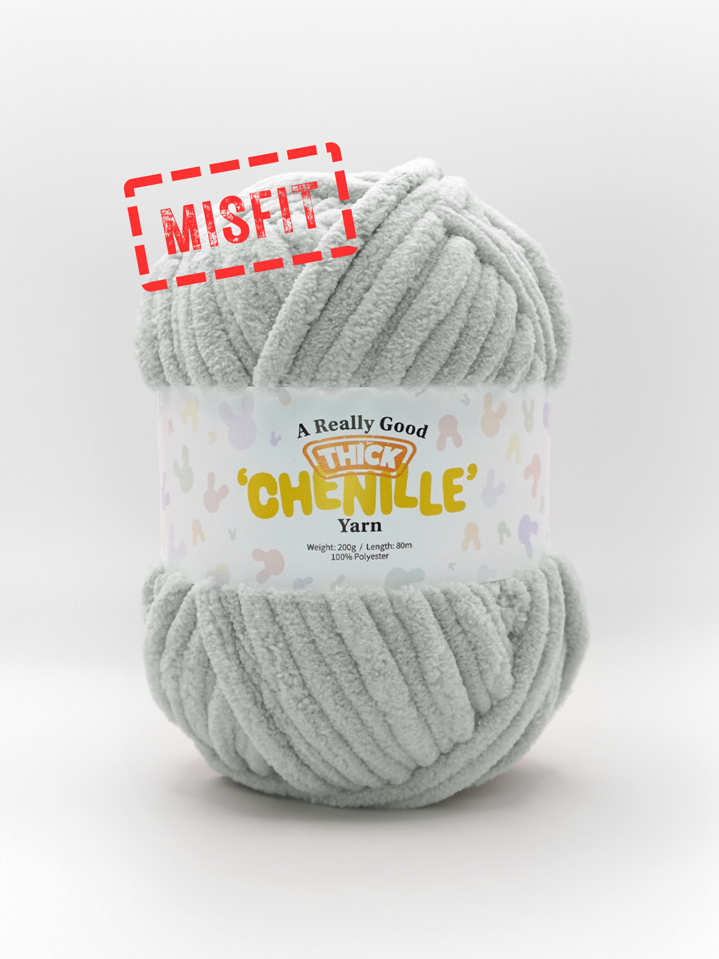 (MISFITS RANGE) A Really Good THICK Chenille Yarn - 200g/80m