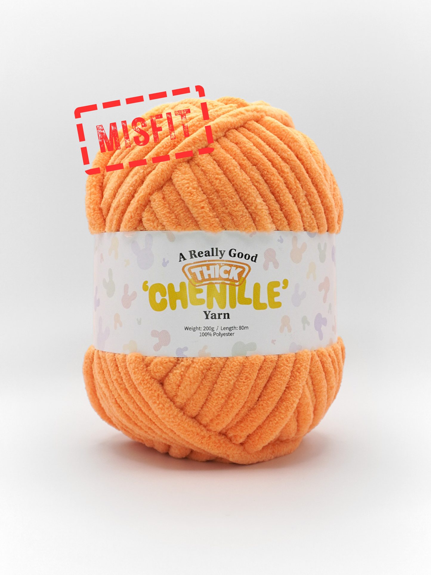 (MISFITS RANGE) A Really Good THICK Chenille Yarn - 200g/80m