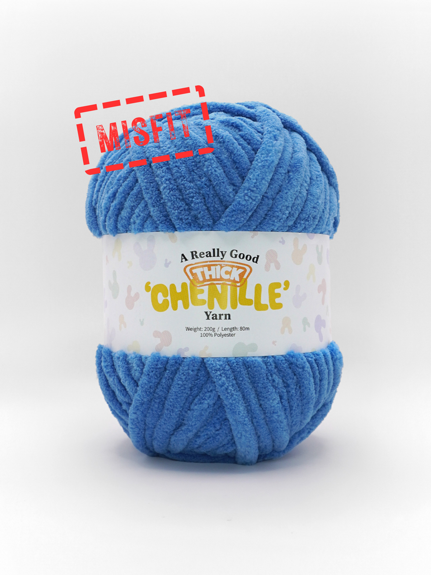 (MISFITS RANGE) A Really Good THICK Chenille Yarn - 200g/80m