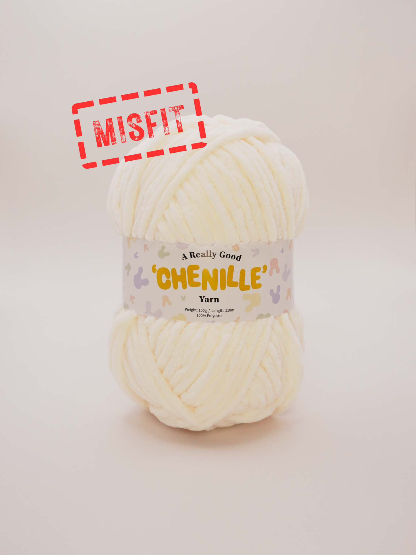 (MISFITS RANGE) A Really Good Chenille Yarn - 100g/110m