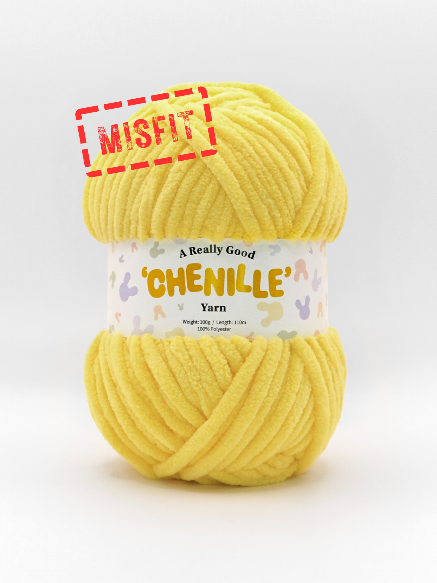 (MISFITS RANGE) A Really Good Chenille Yarn - 100g/110m